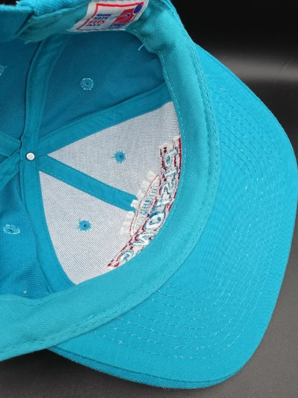 Vintage Detroit Pistons Sports Specialties NBA Teal Wool Blend Snapback Hat RARE